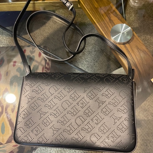 Burberry Hampshire Perforated Leather Crossbody - Picture 4 of 14